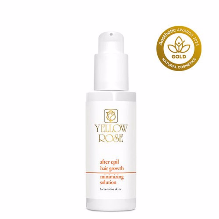 Yellow Rose AFTER EPIL HAIR GROWTH MINIMIZING SOLUTION Proigeni losion pou boitha stin epibradunsi tis anaptuxis tis trixas kai parateinei to xroniko diastima metaxu apotrixoseon 125ml
