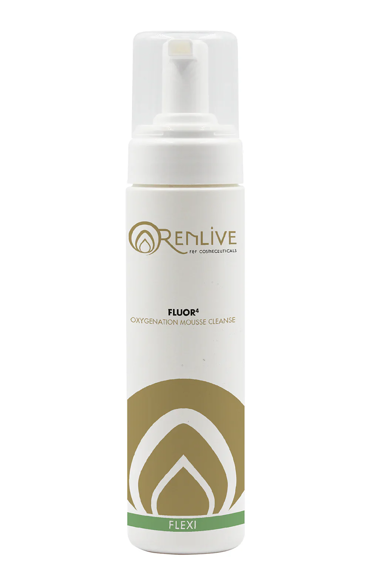 RENLIVE Fluor4 Mousse Cleanse Ήπιος Αφρός Καθαρισμού Προσώπου για Όλους του Τύπους Επιδερμίδας - Οξυγόνωση Κυτταρική Ανανέωση 150ml