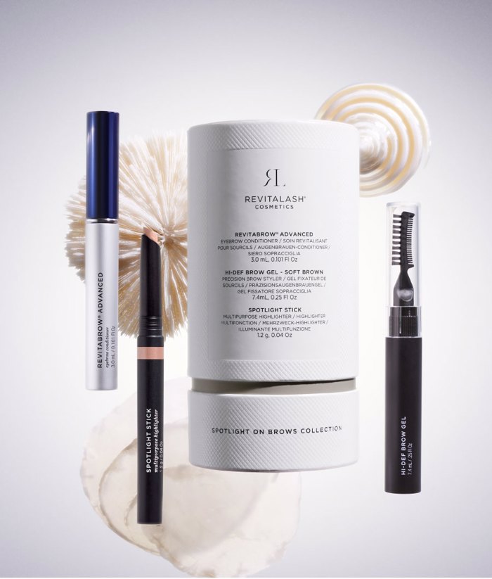 Revitalash Spotlight on Brows Collection (3 Proϊonta) Limited Edition Set Advanced Eyebrow Conditioner & Hi-Def Brow Gel in Soft Brown & Limited-Edition Spotlight Stick Multipurpose Highlighter 3ml/7,4ml/1,2gr