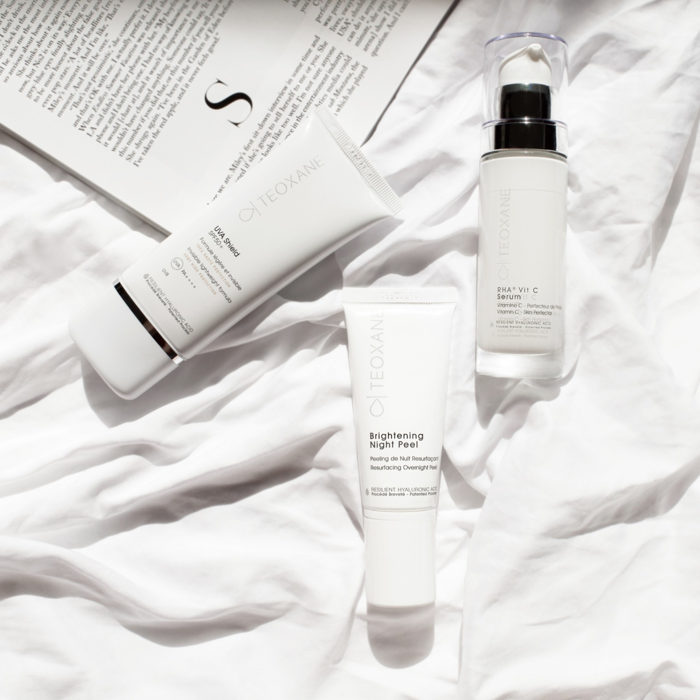 TEOXANE Radiant Night Peel Pilingg Nuxtos me Gukoliko Oxu ga Lamperi kai Omoiomorfi Epidermida 40ml