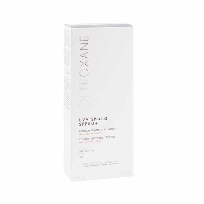 TEOXANE UVA Shield SPF50+ Antiliaki Krema me upsilo Deikti Prostasias SPF50+ kata tis UVA kai UVB Aktinobolias 50ml