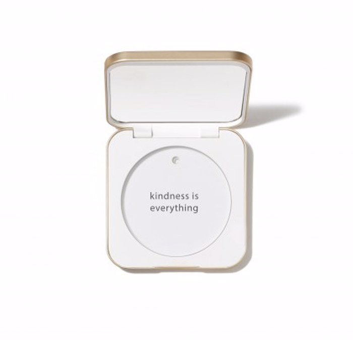 jane iredale -The Skincare Makeup White Refillable Compact Epanagmizomeni Thiki